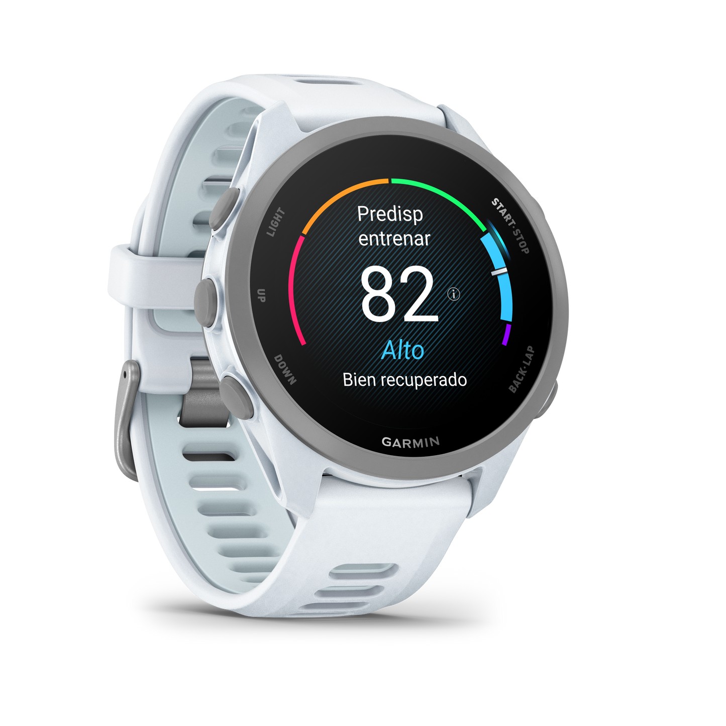 Forerunner® 170 Blanco con correa en blanco /azul