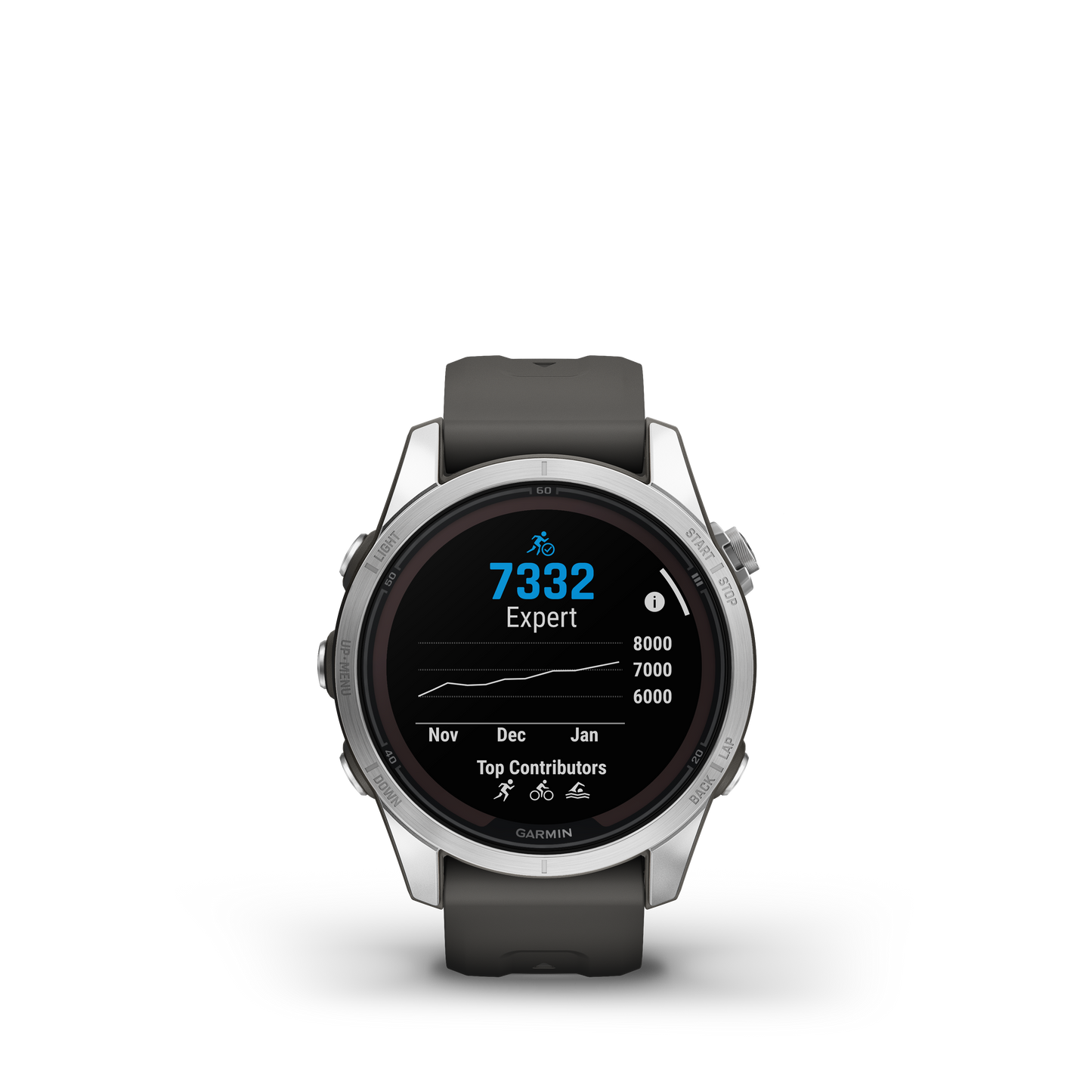 Garmin Fenix 7S Pro Solar Plata