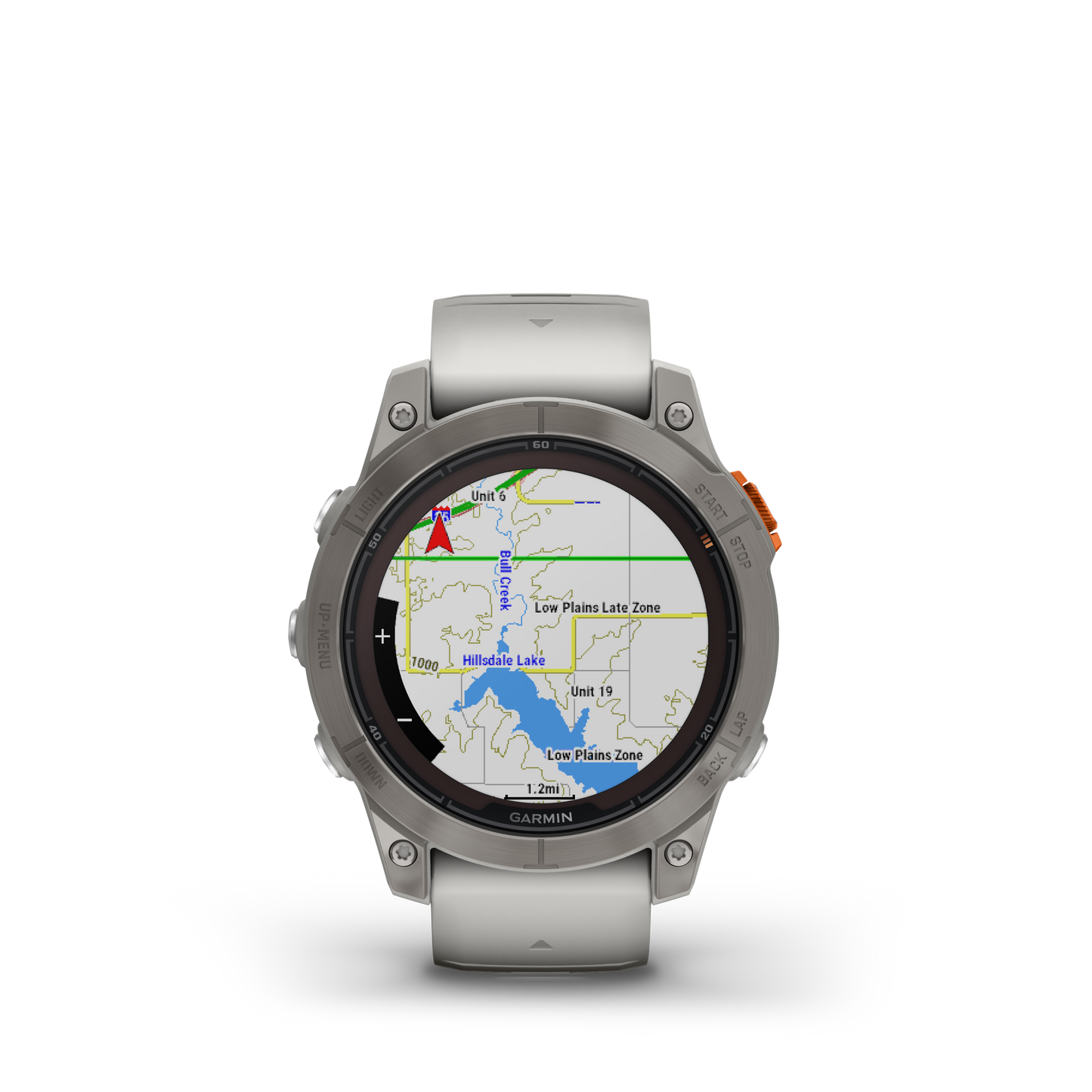 Garmin Fenix 7 Pro Zafiro Solar Gris Niebla/Naranja