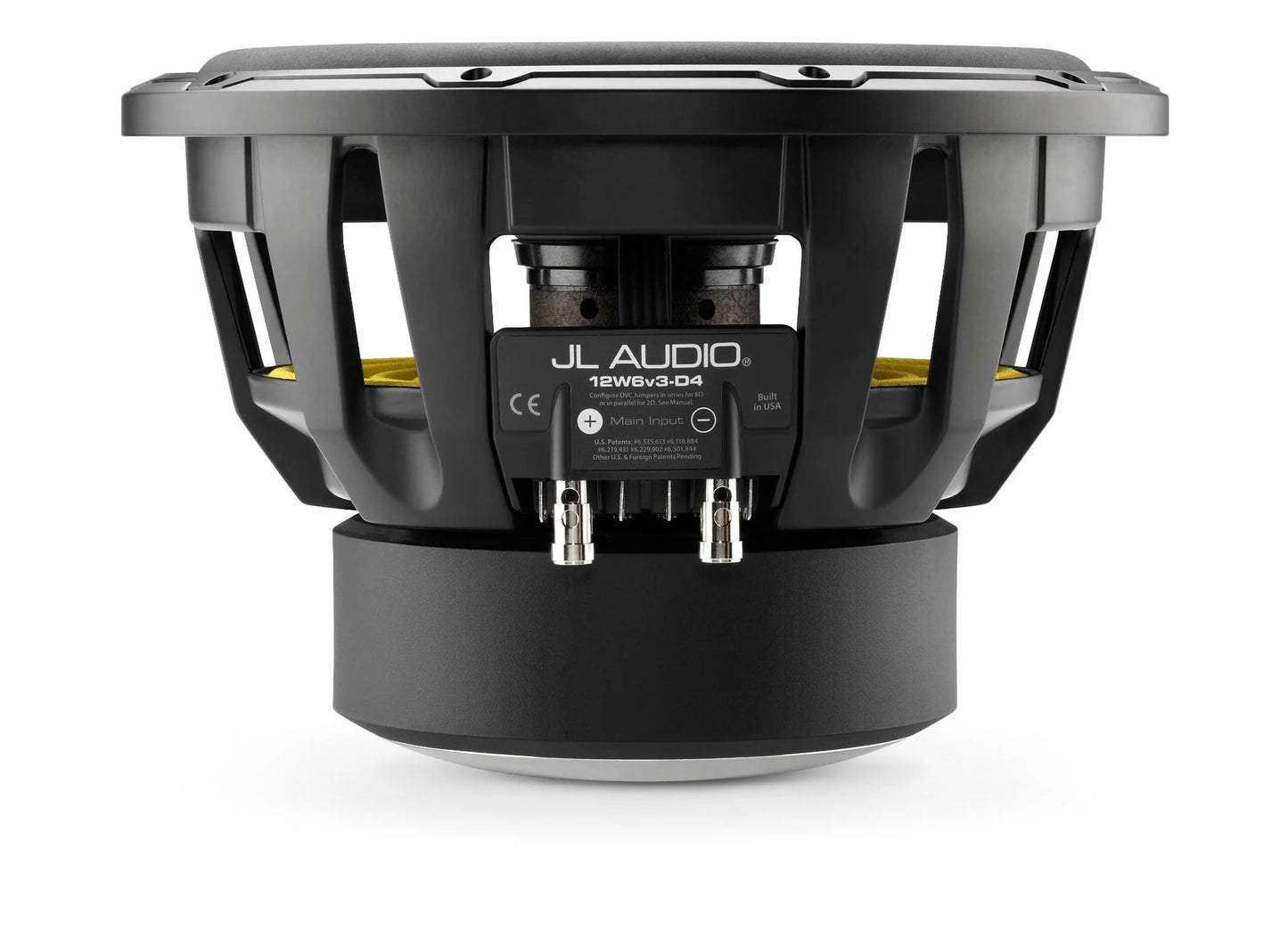 JL Audio 12W6v3-D4 Controlador de subwoofer de 12 pulgadas (300 mm), doble 4 Ω