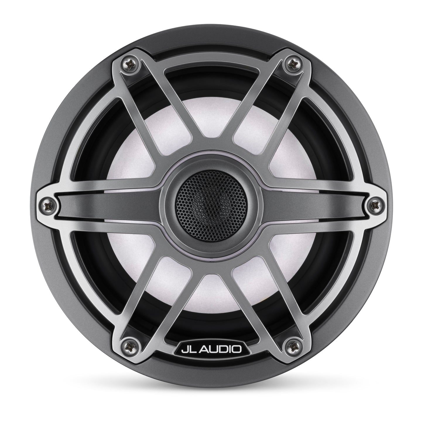 Bocinas náuticas JL Audio® M6 6,5" con LED y rejilla deportiva de titanio