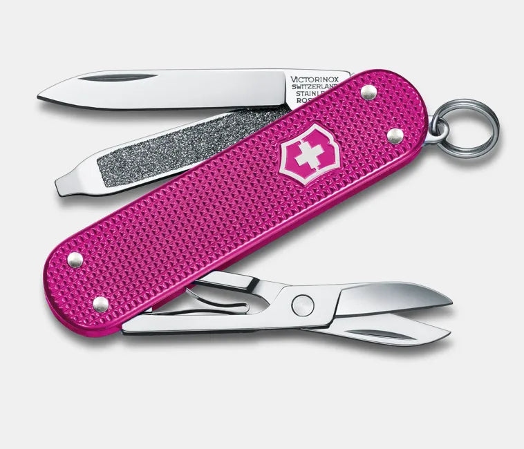 Navaja Victorinox Classic SD Alox Flamingo Party 5 Usos