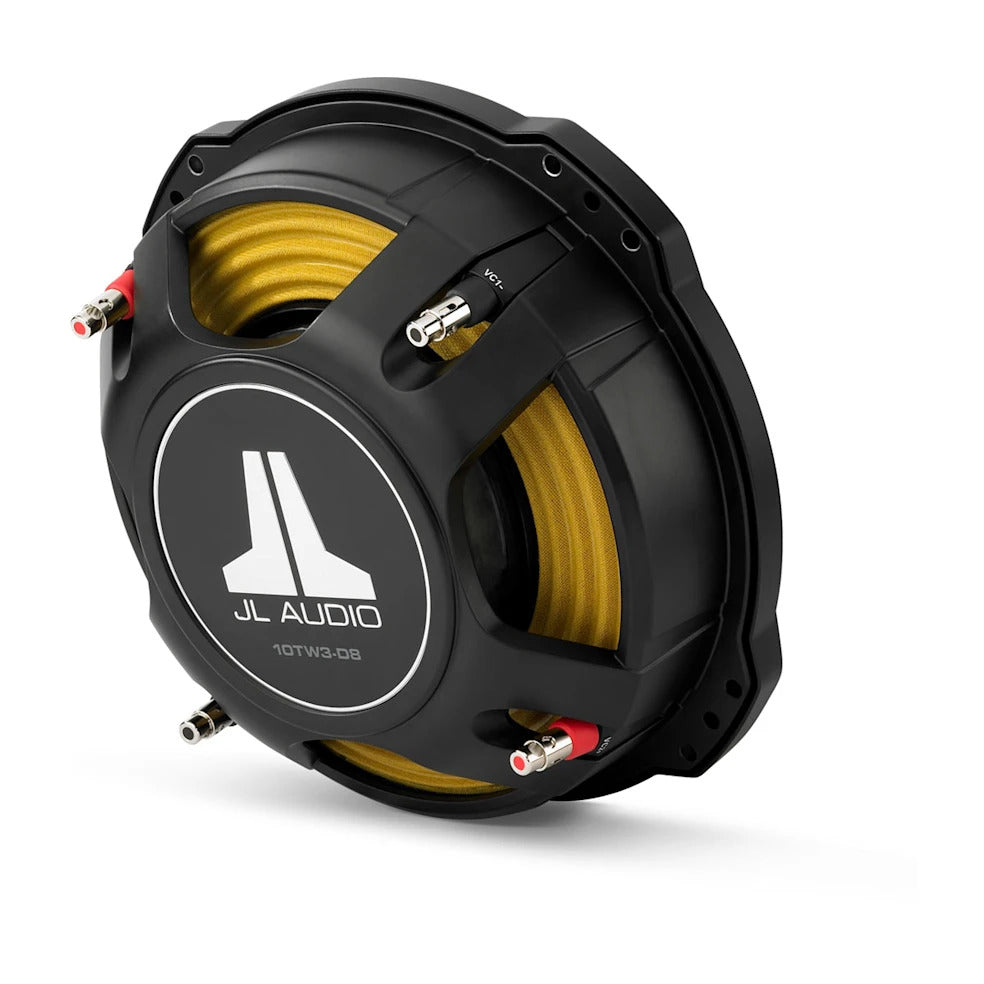 Subwoofer para coche de línea fina JL Audio® TW3 Dual de 10", 8 ohmios (10TW3-D8)