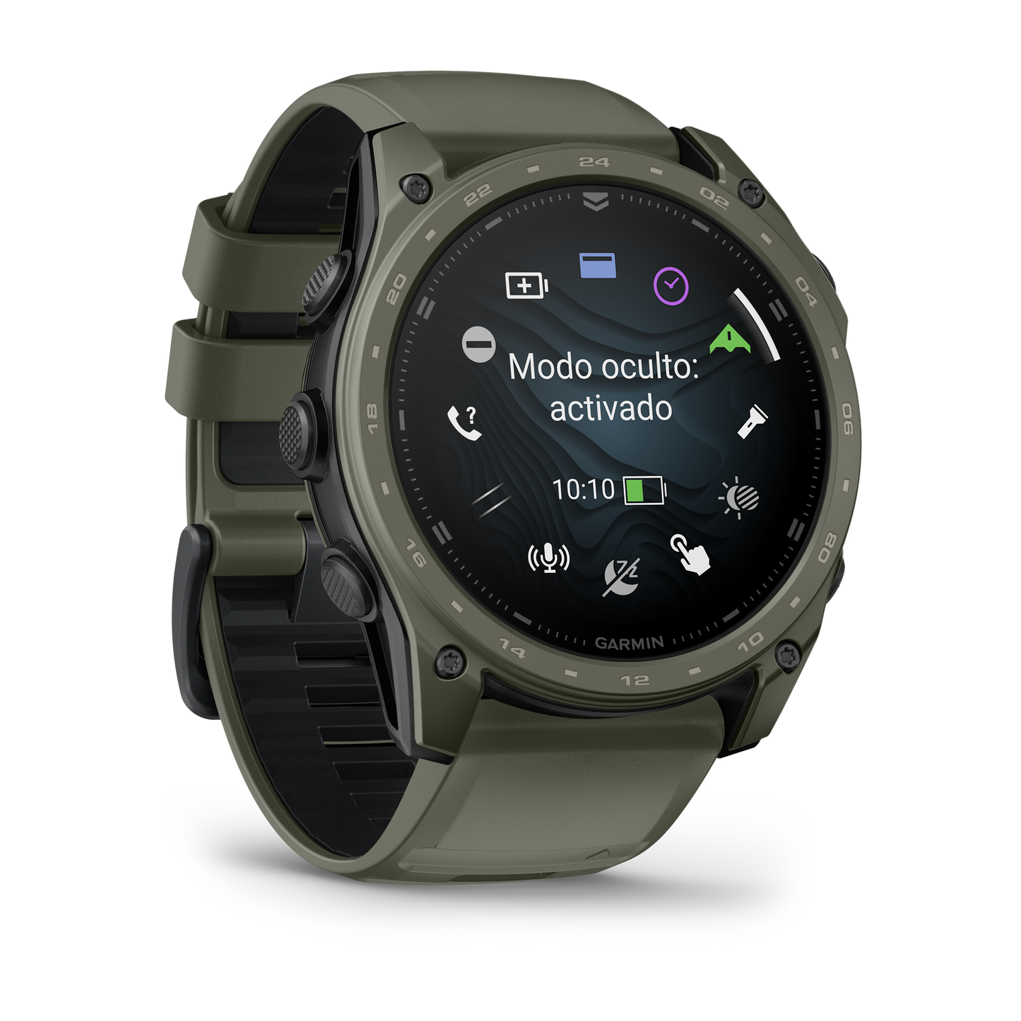 Garmin Tactix® 8 - 51 mm, AMOLED, revestimiento Cerakote