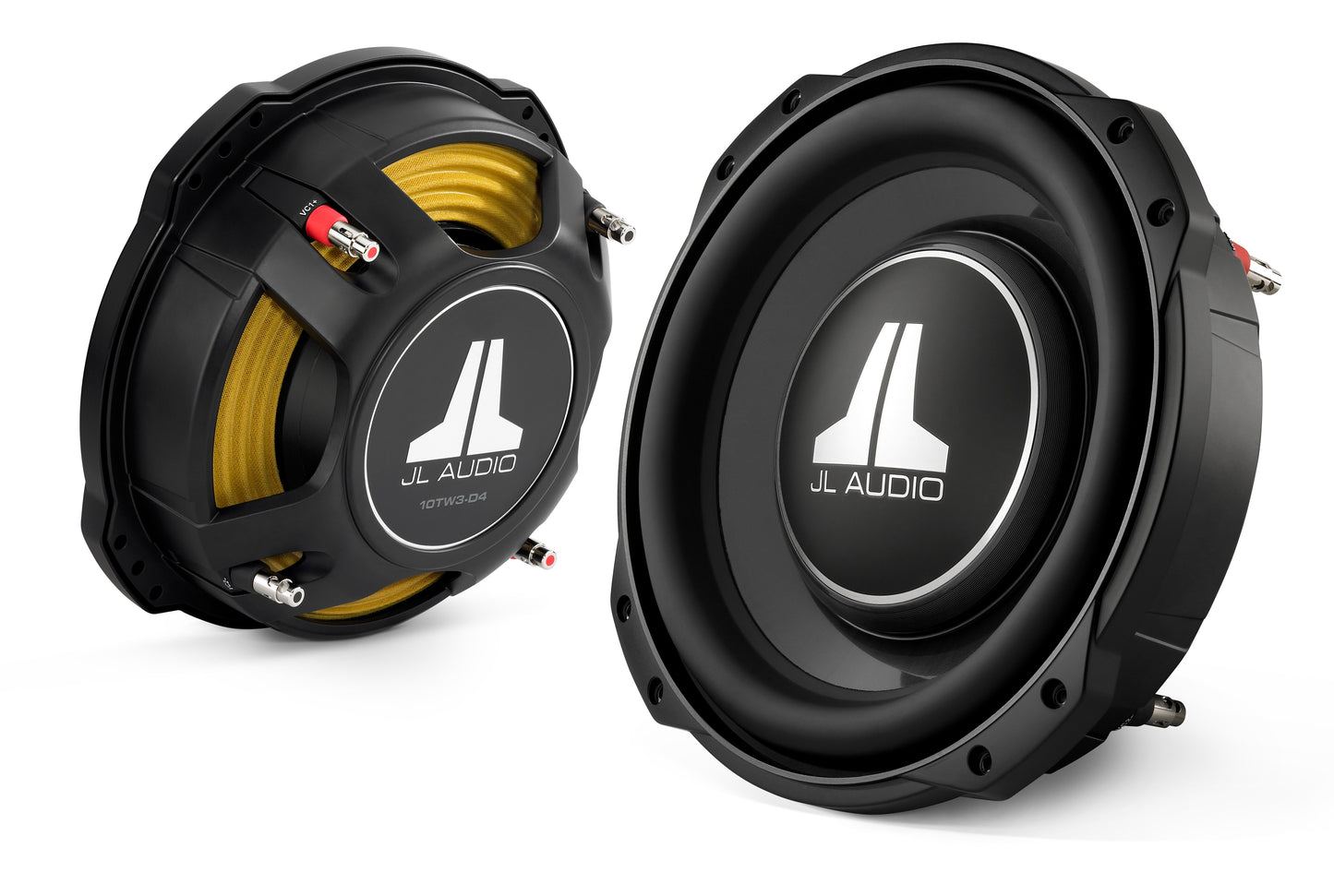 Subwoofer para coche de línea fina JL Audio® TW3 Dual de 10", 4 ohmios (10TW3-D4)