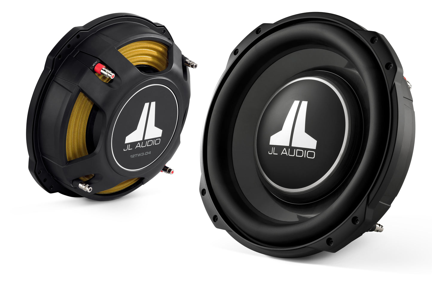 Subwoofer para coche de línea fina JL Audio® TW3 Dual de 12", 4 ohmios (12TW3-D4)