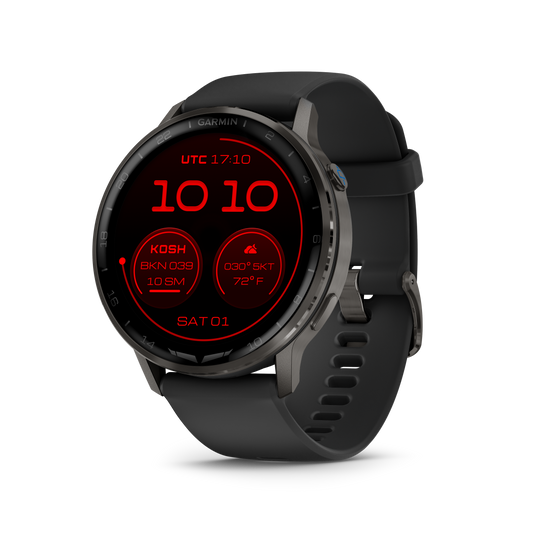 GARMIN  D2™ Air X15 Slate with Black Silicone Band