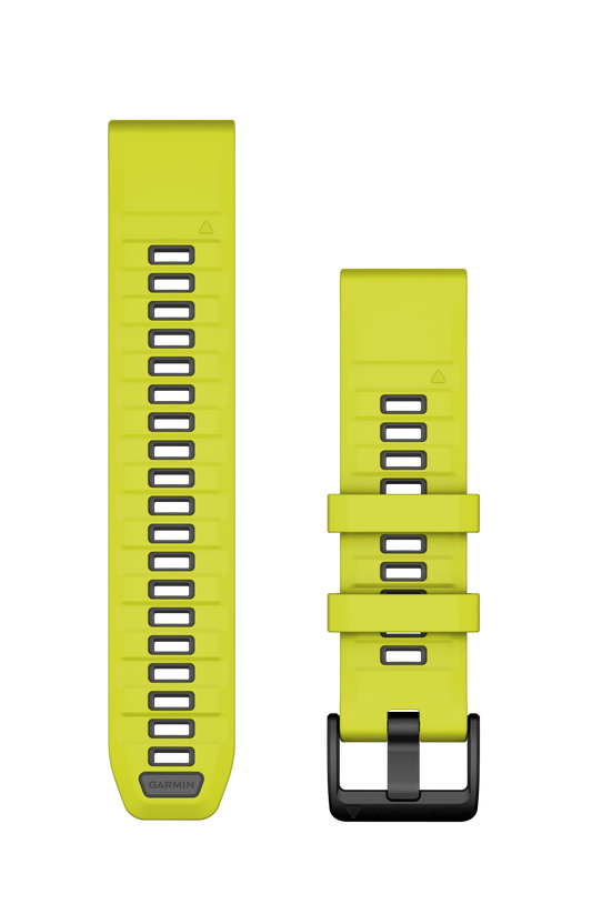 Correas de reloj QuickFit® 22  Silicona Amarilla