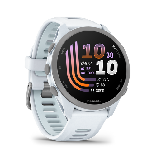 Forerunner® 170 Blanco con correa en blanco /azul