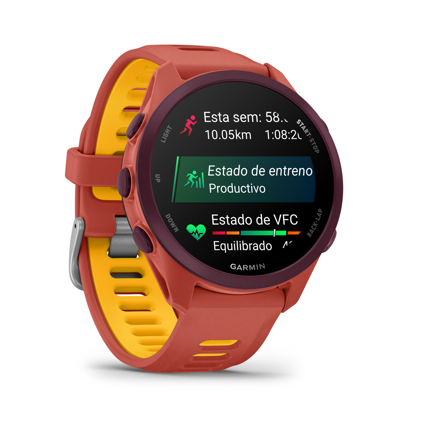 Forerunner® 170 Music Rojo rosa con correa en rojo rosa/mango