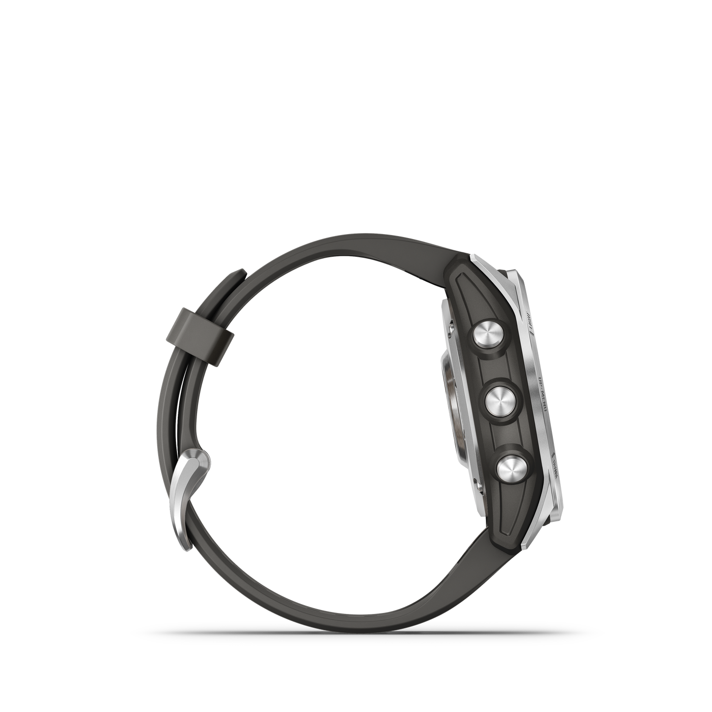 Garmin Fenix 7S Standard Plata con correa grafito