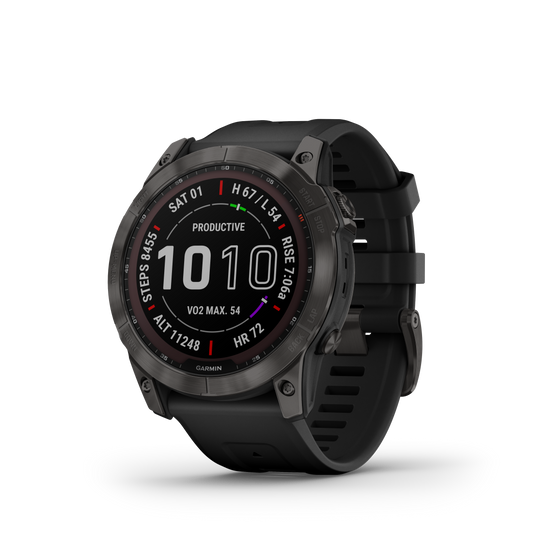 Garmin Fenix 7x Zafiro Solar - Gris Carbon