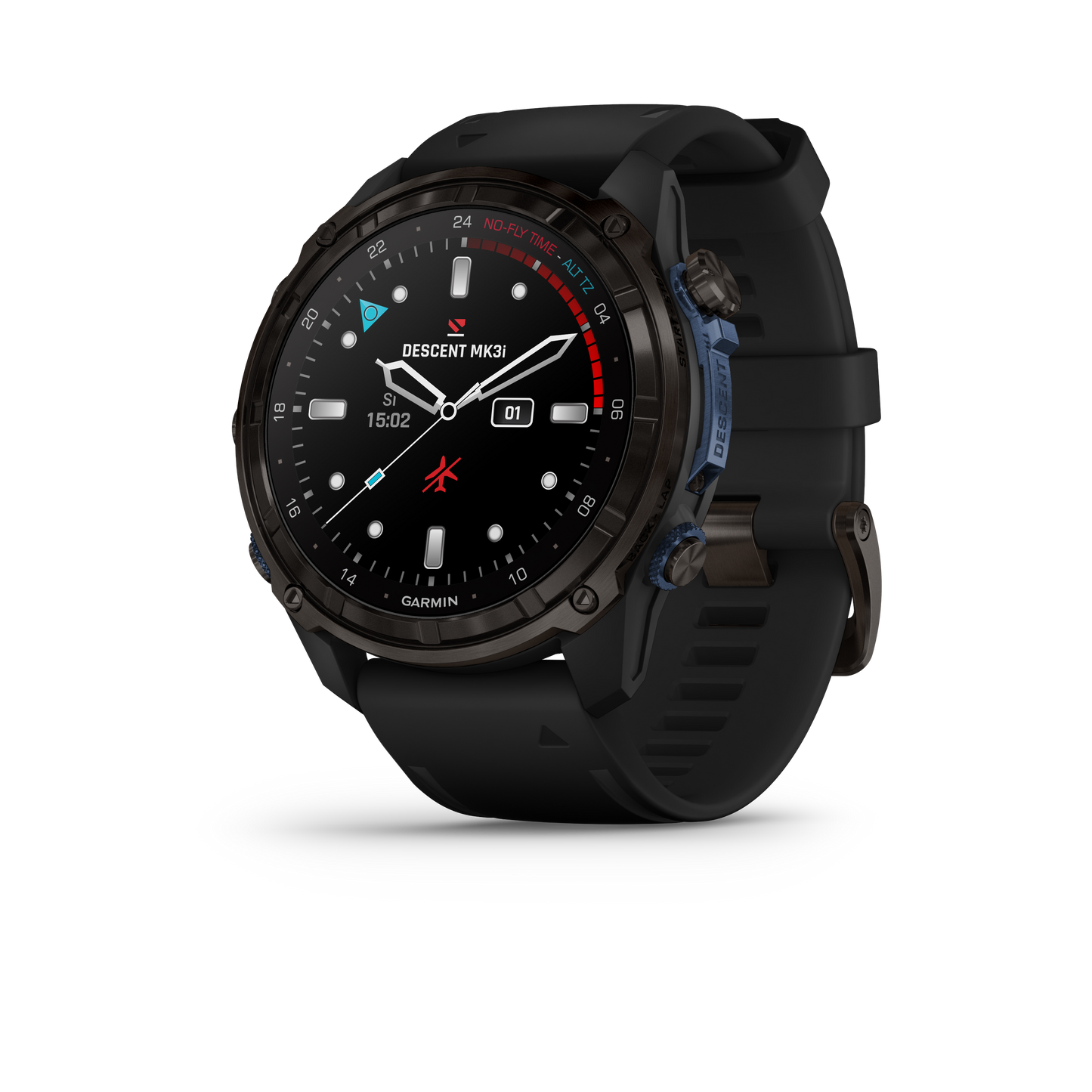 Garmin Descent Mk3i – 51 mm negro silicona