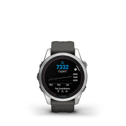 Garmin Fenix 7S Pro Solar Plata