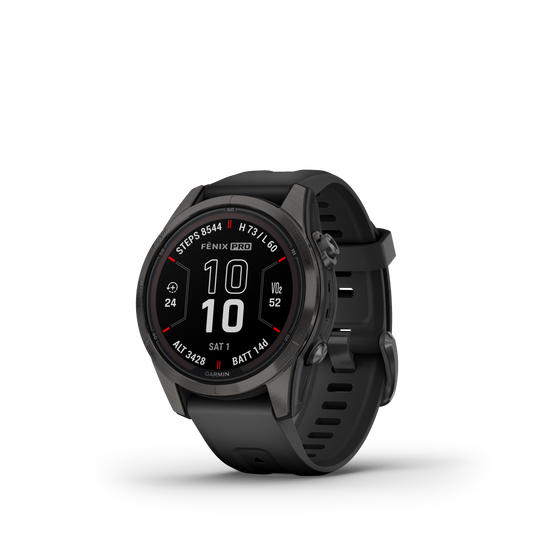 Garmin Fenix 7S Pro Zafiro Solar Gris Carbón