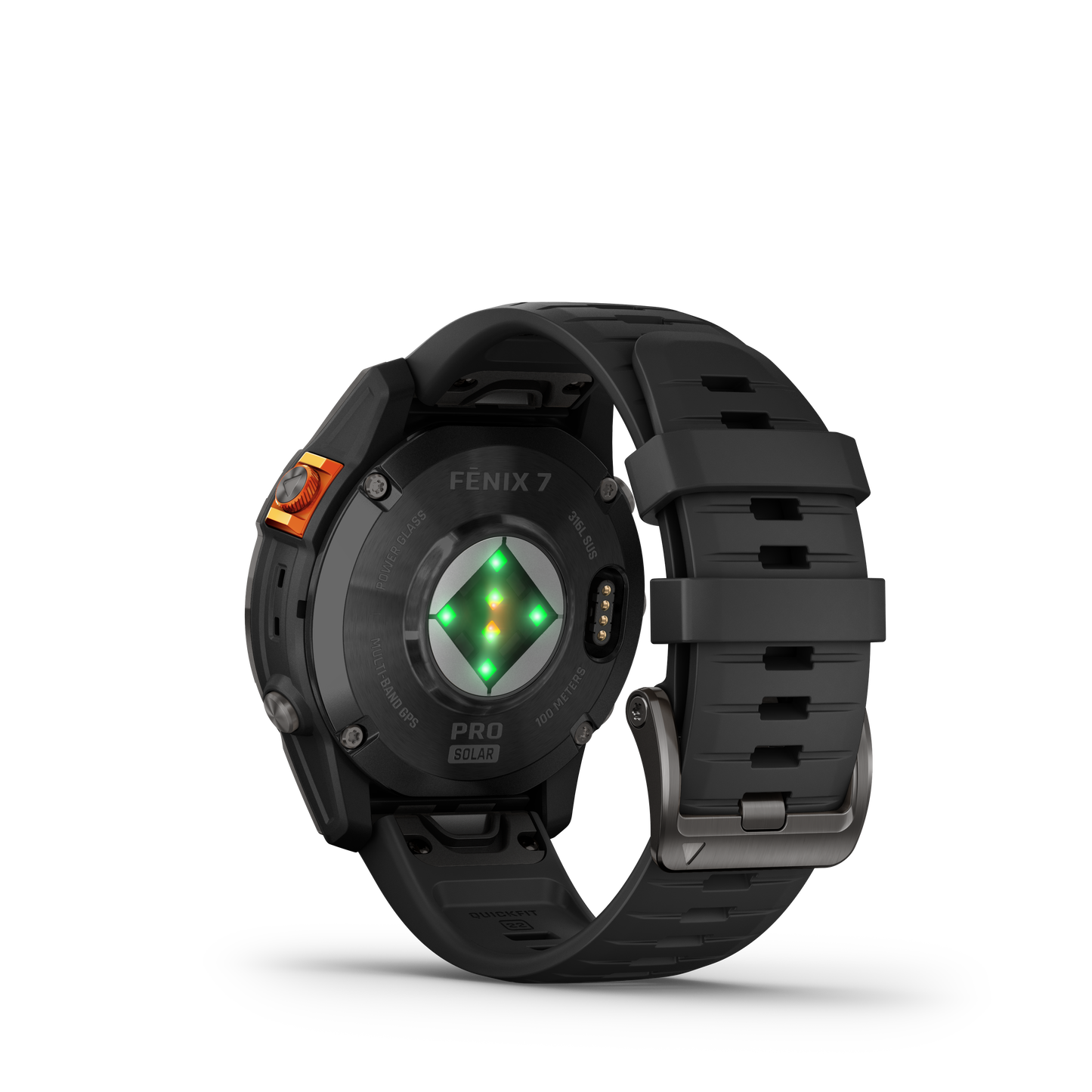 Garmin Fenix 7 Pro–Solar Gris con correa negra