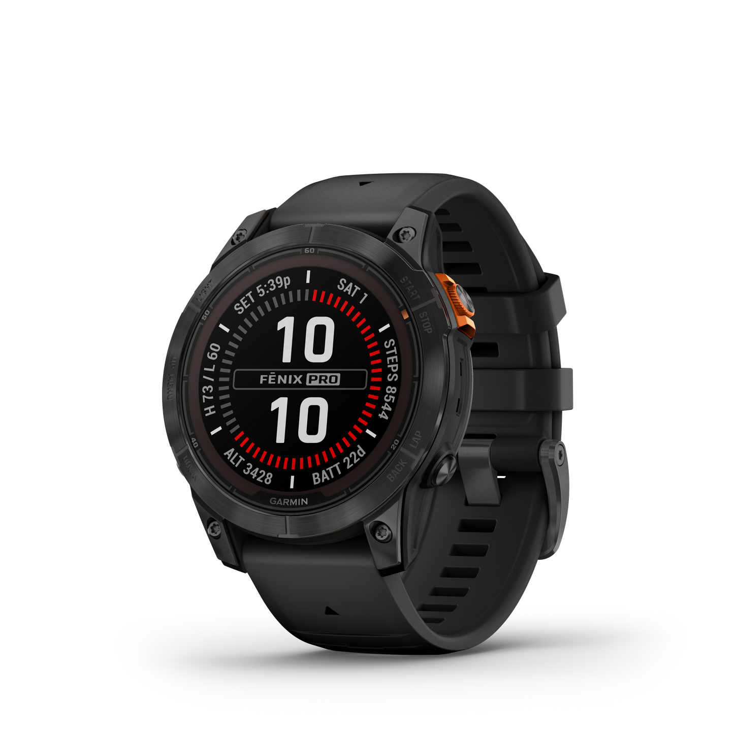 Garmin Fenix 7 Pro–Solar Gris con correa negra