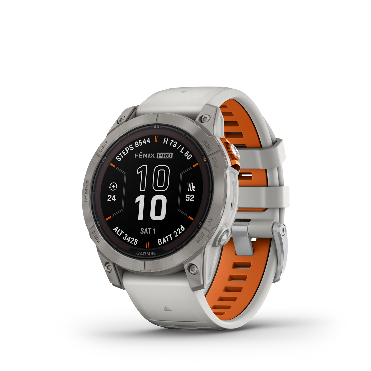 Garmin Fenix 7 Pro Zafiro Solar Gris Niebla/Naranja