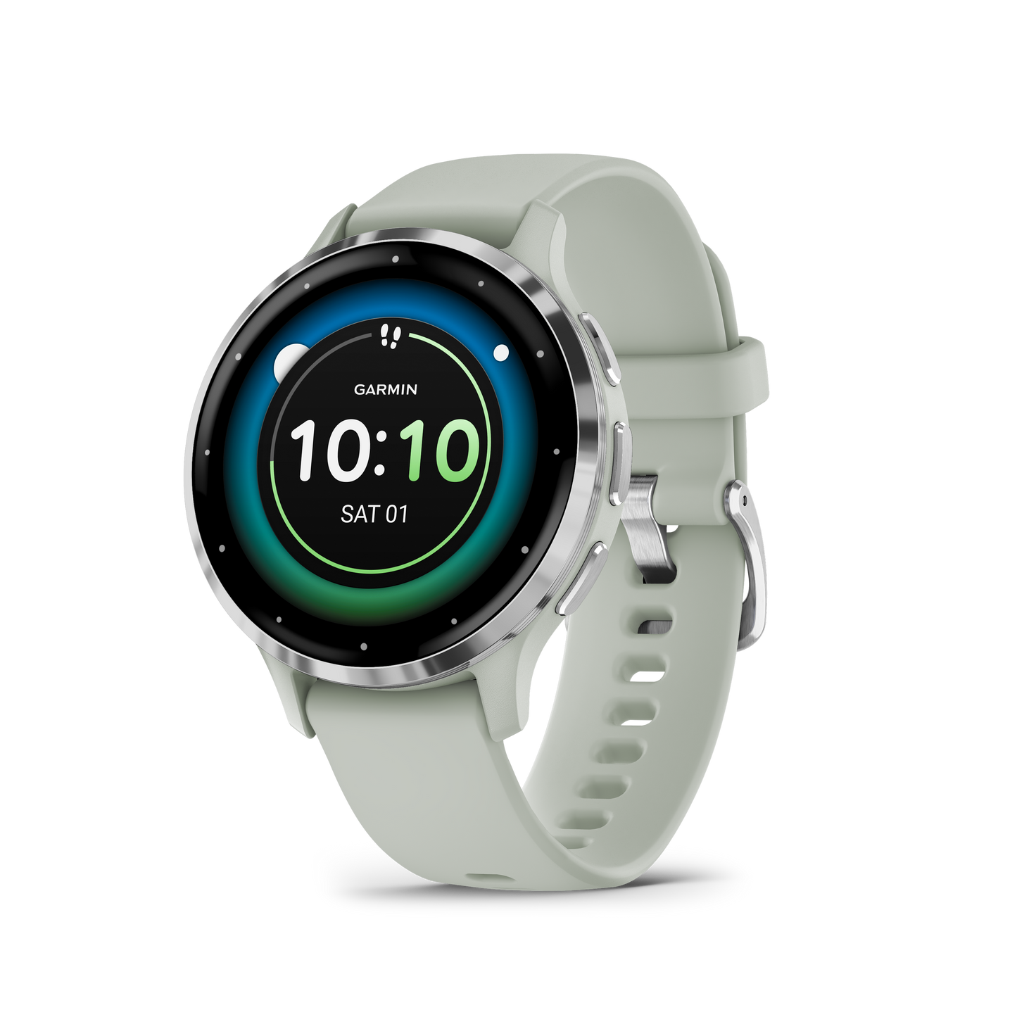 Garmin Venu 3S Gris Salvia con Bisel Plateado