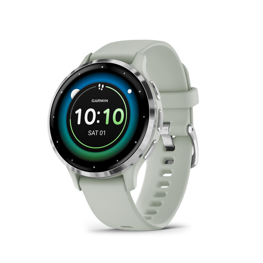 Garmin Venu 3S Gris Salvia con Bisel Plateado