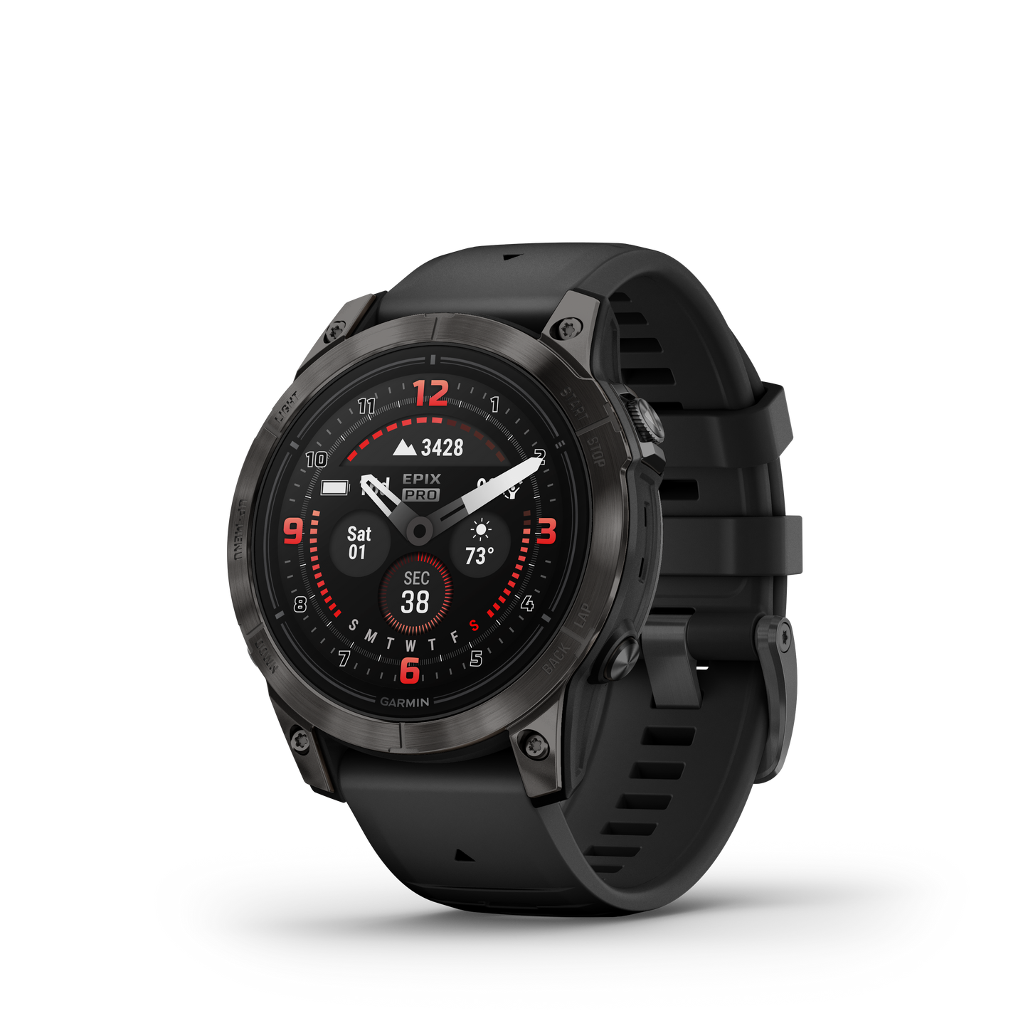 Garmin Epix 2 Pro Zafiro Gris Carbon/ Negro 47mm