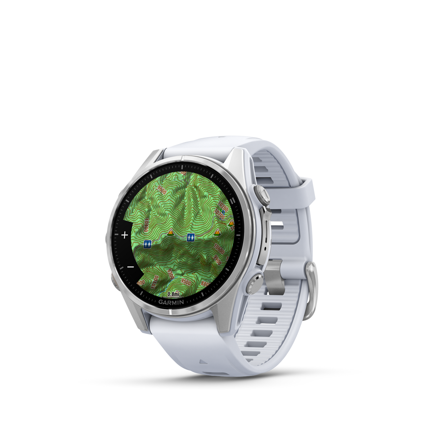 Garmin fēnix 8 – 43 mm, AMOLED blanco