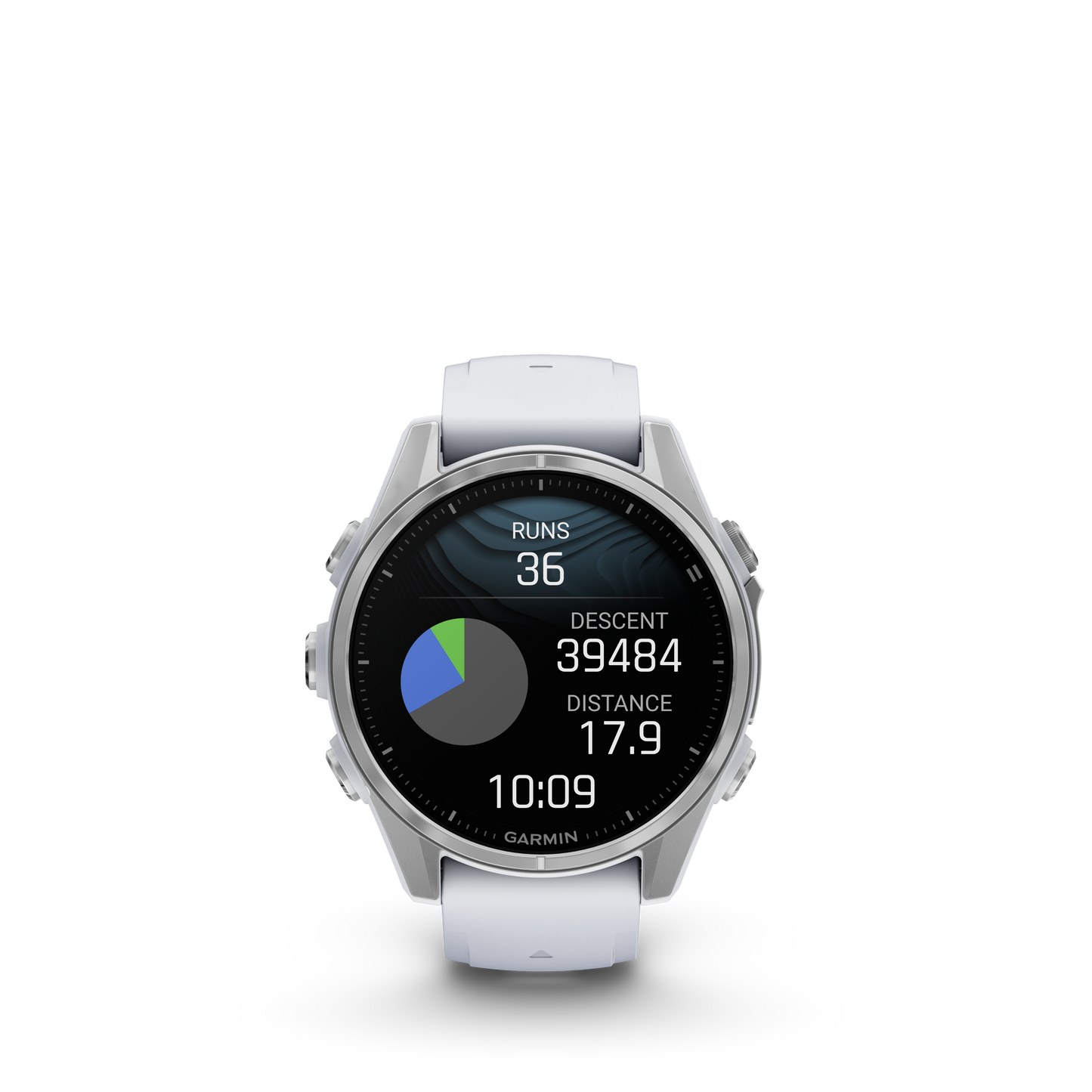 Garmin fēnix 8 – 43 mm, AMOLED blanco