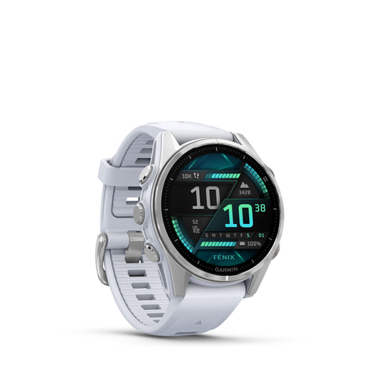 Garmin fēnix 8 – 43 mm, AMOLED blanco