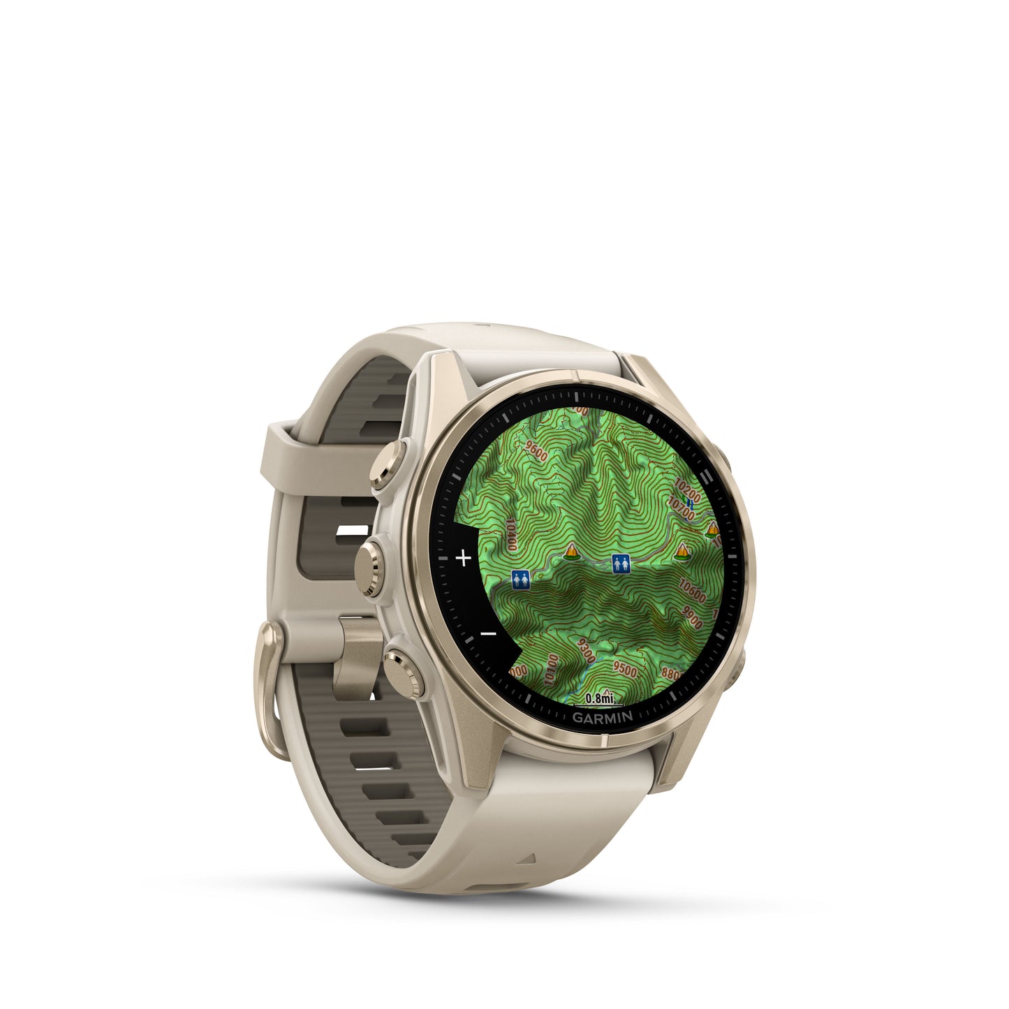 Garmin fēnix 8 – 43 mm, AMOLED Zafiro dorado