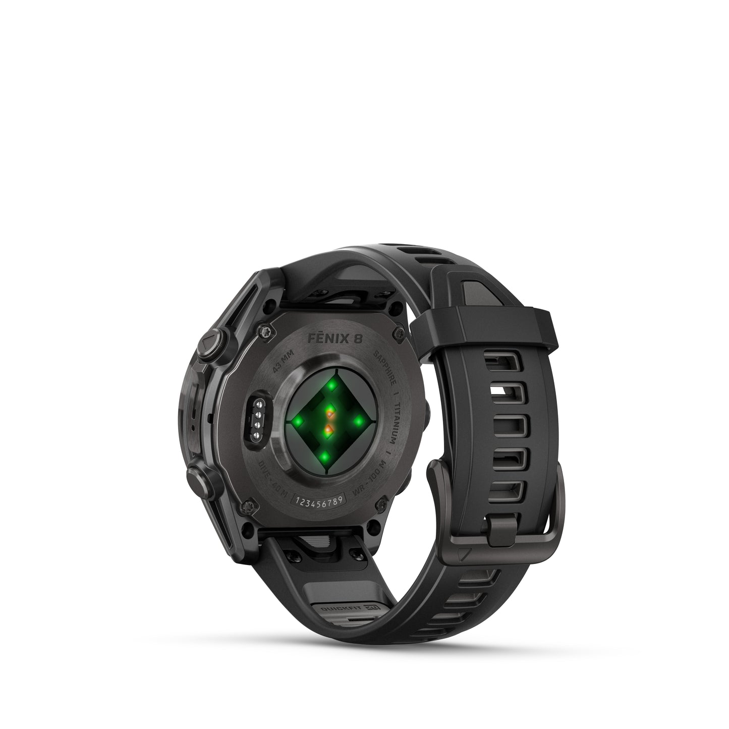 Garmin fēnix 8 – 43 mm, AMOLED Zafiro gris/negro