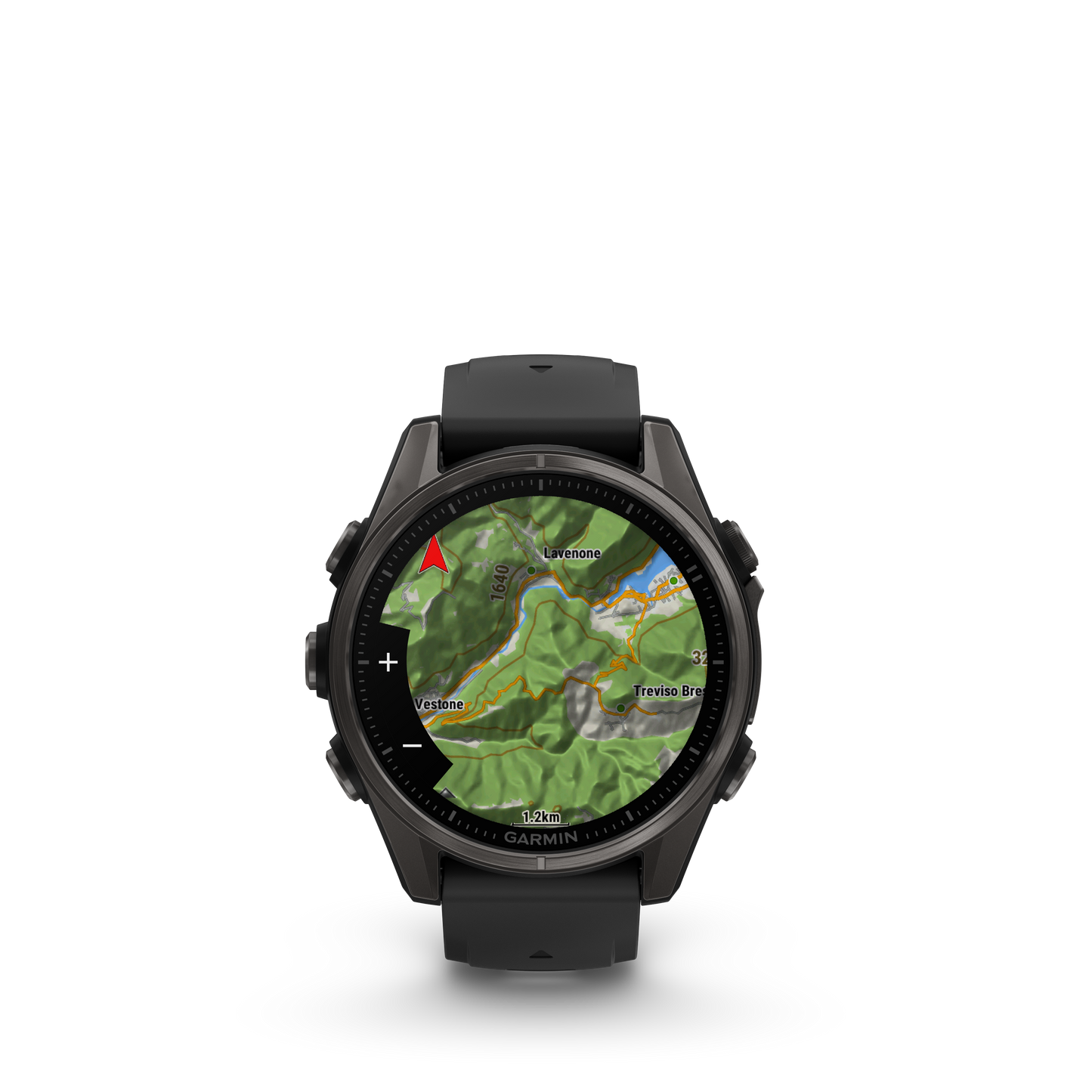 Garmin fēnix 8 – 43 mm, AMOLED Zafiro gris/negro