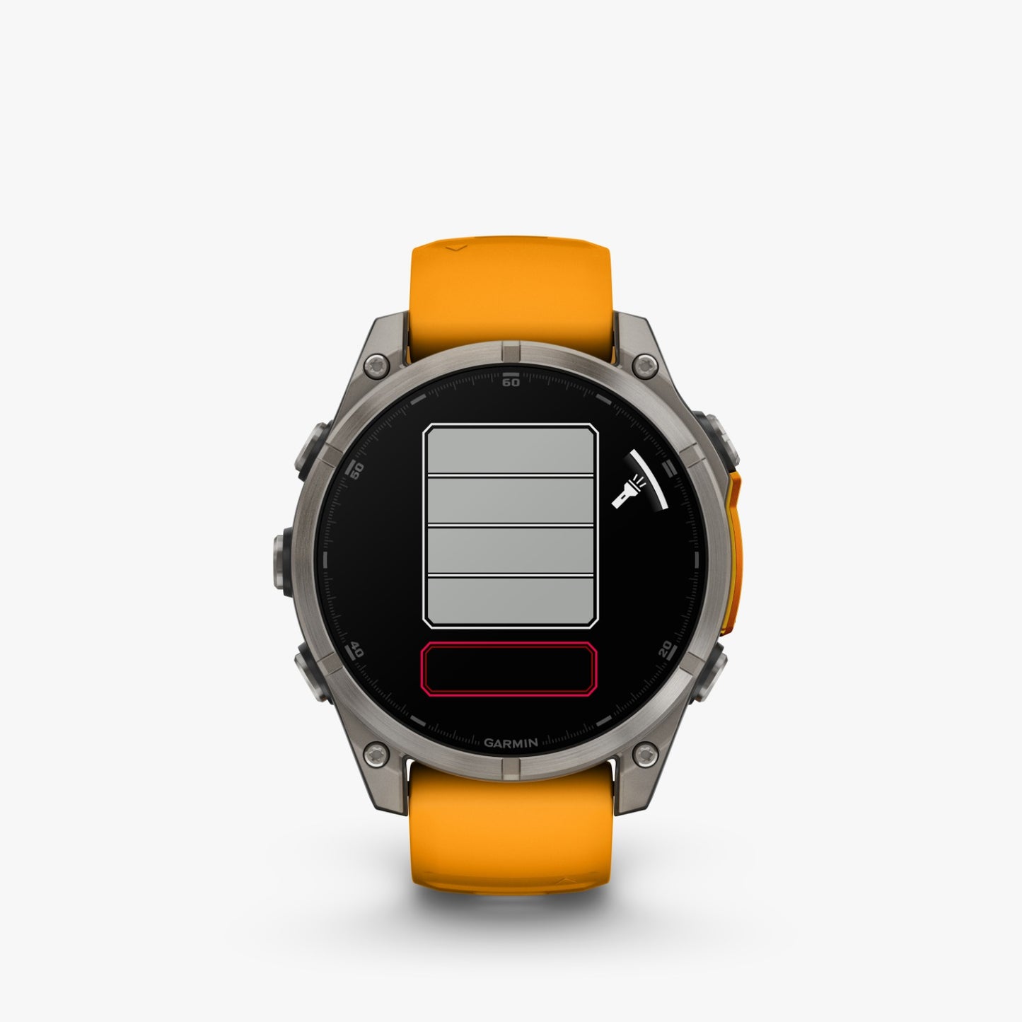 Garmin fēnix 8 – 47 mm AMOLED zafiro naranja/grafito