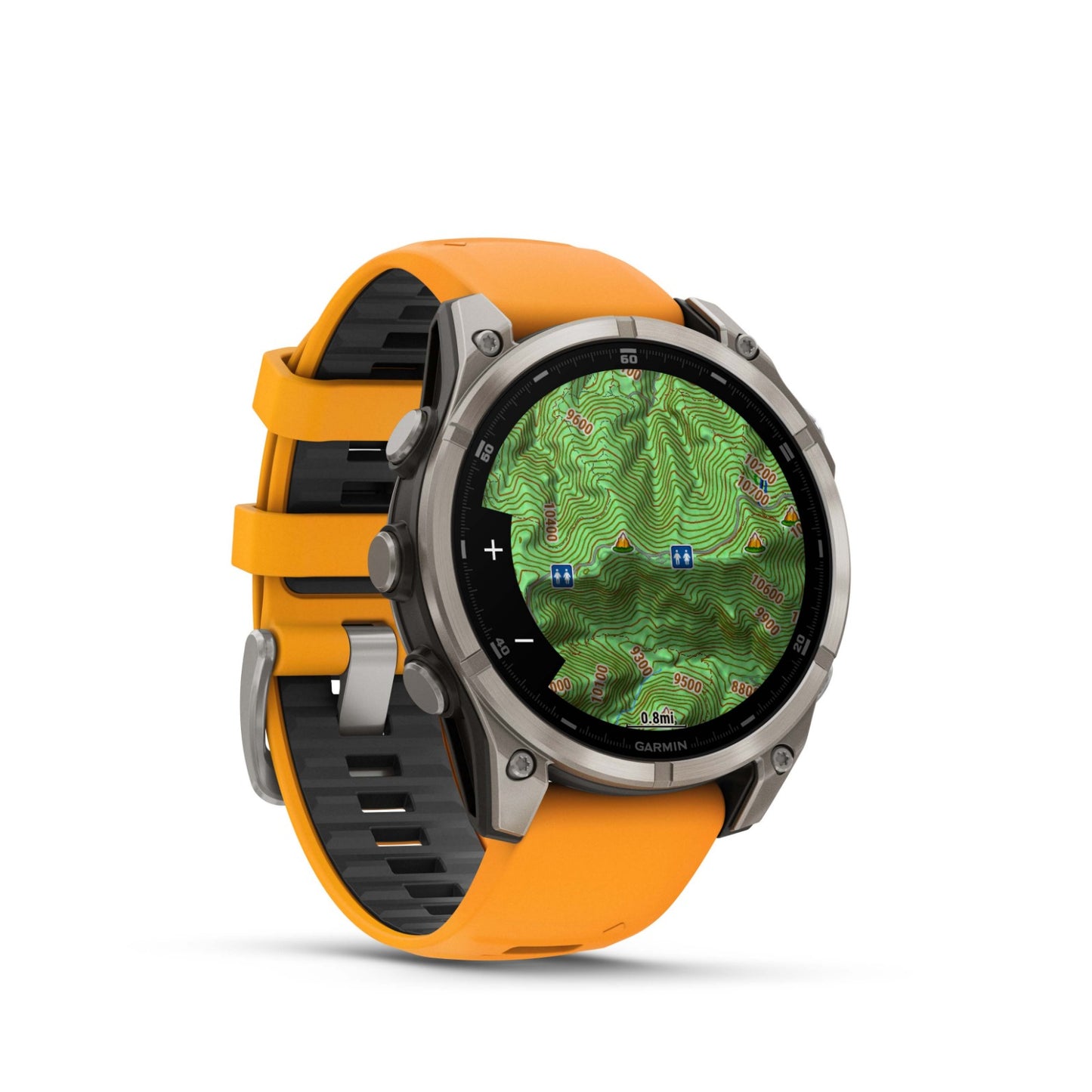 Garmin fēnix 8 – 47 mm AMOLED zafiro naranja/grafito