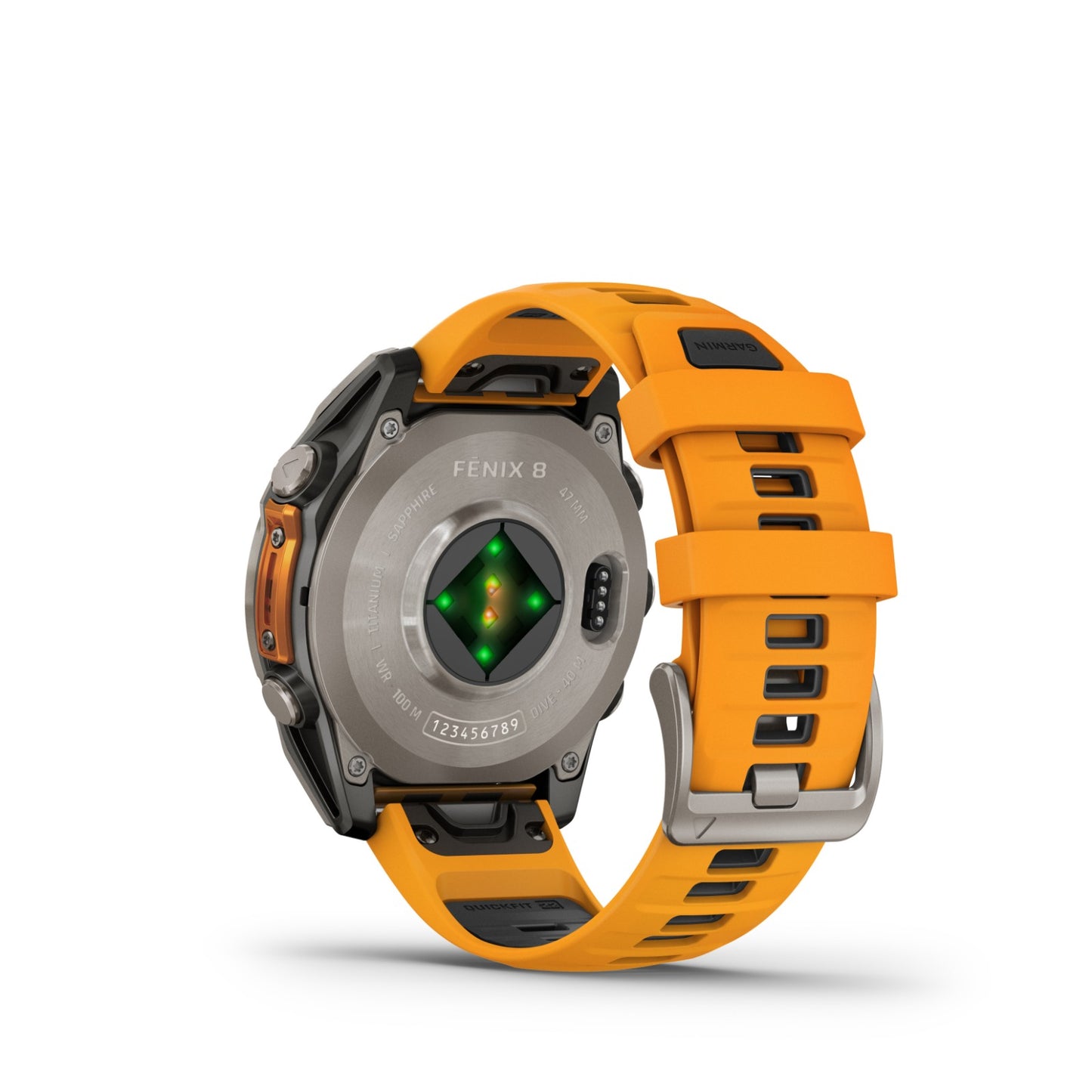 Garmin fēnix 8 – 47 mm AMOLED zafiro naranja/grafito