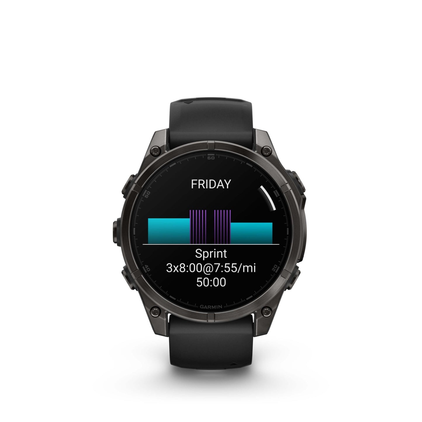 Garmin fēnix 8 – 47mm AMOLED zafiro negro/gris