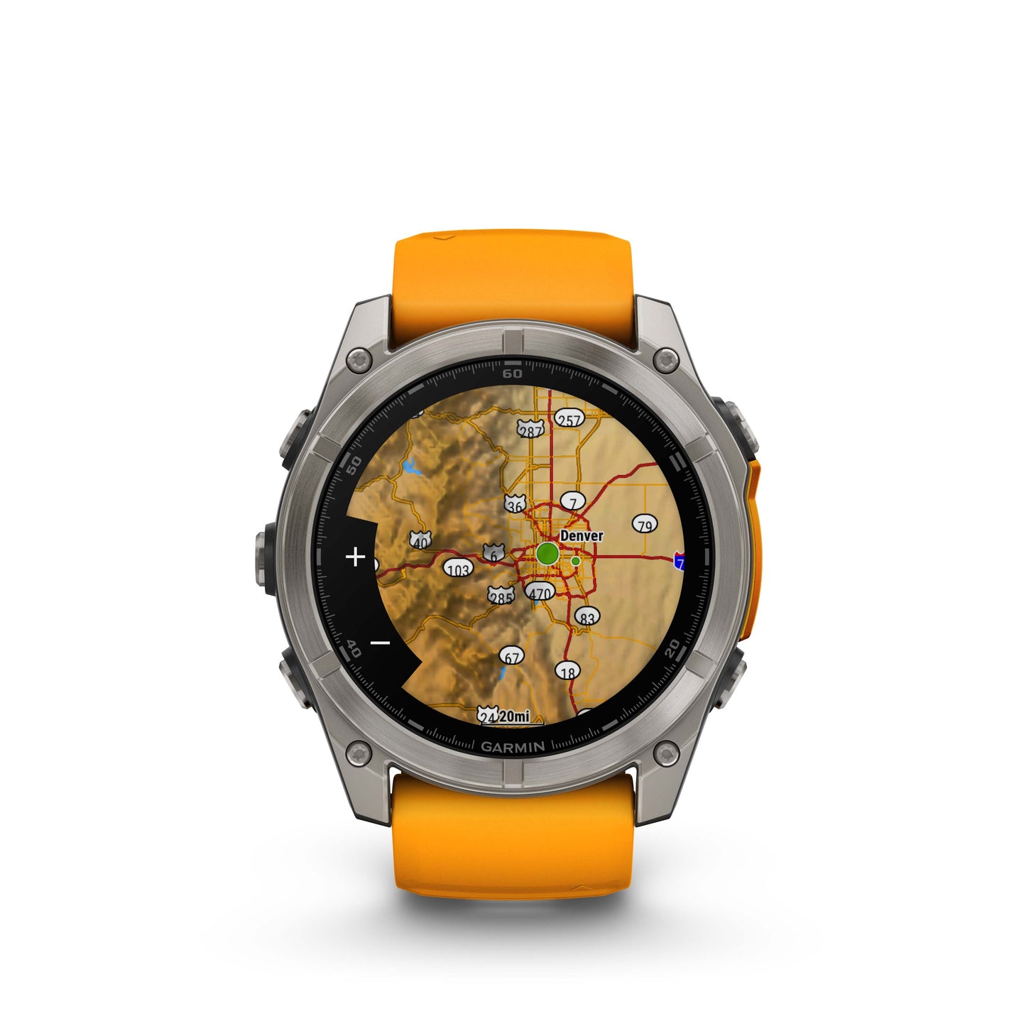 Garmin fēnix 8 – 51 mm, AMOLED Zafiro grafito/naranja