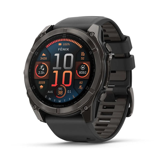 Garmin fēnix 8 – 51 mm, AMOLED Zafiro negro/gris