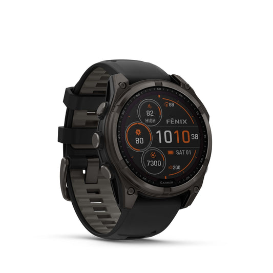 Garmin fēnix 8 – 47 mm Solar Zafiro negro/gris