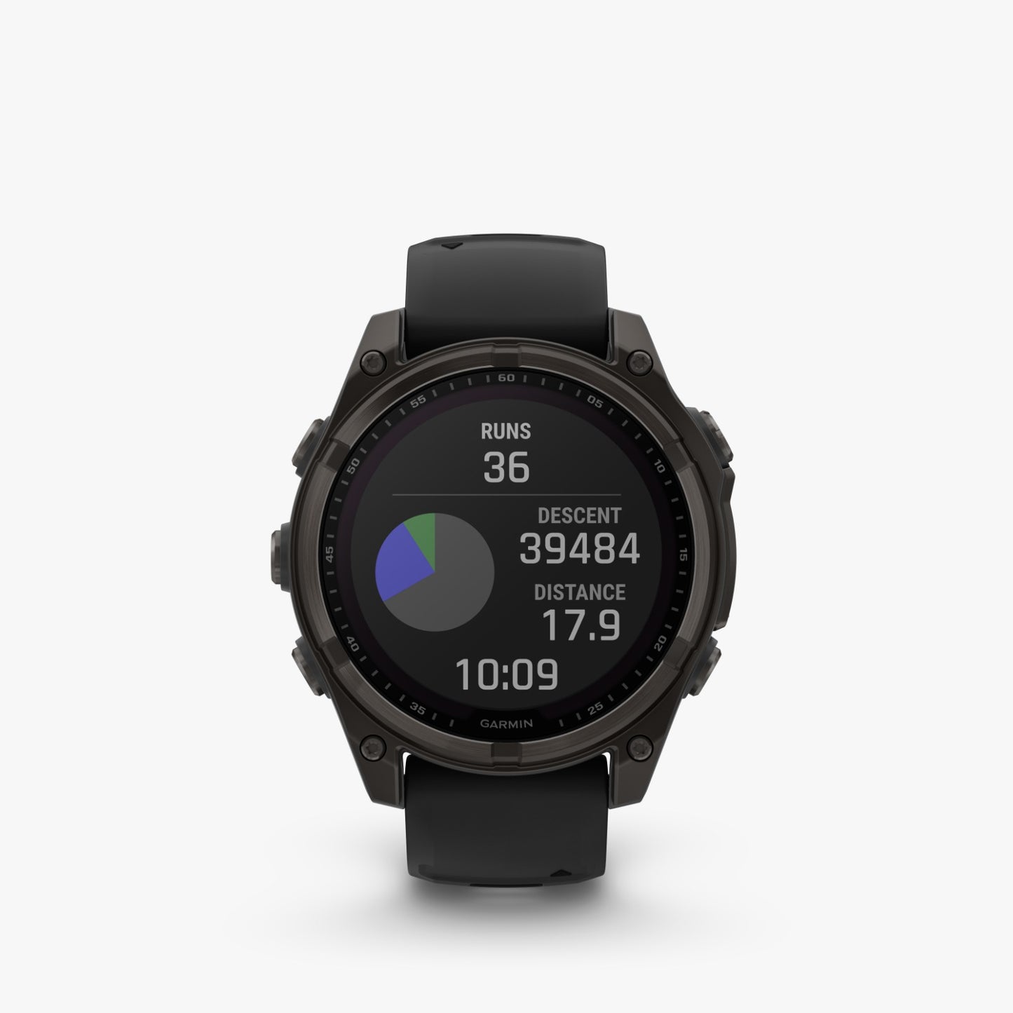 Garmin fēnix 8 – 47 mm Solar Zafiro negro/gris