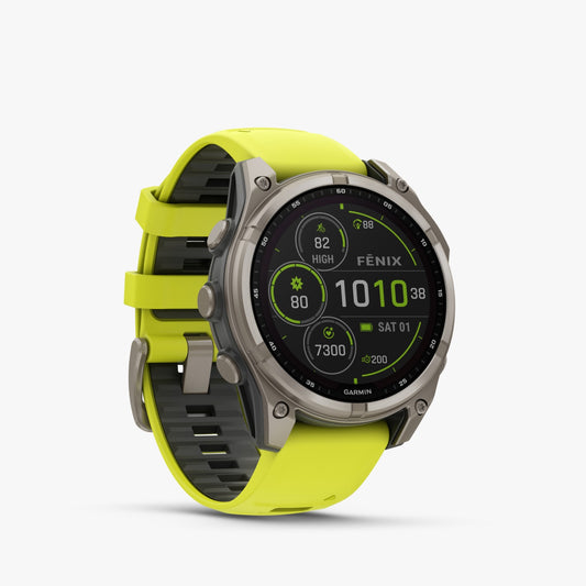 Garmin fēnix 8 – 47 mm Solar zafiro amarillo/grafito