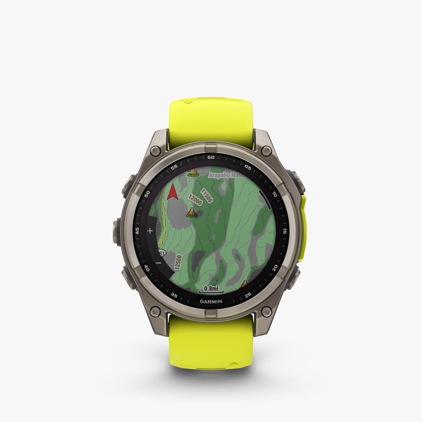 Garmin fēnix 8 – 47 mm Solar zafiro amarillo/grafito