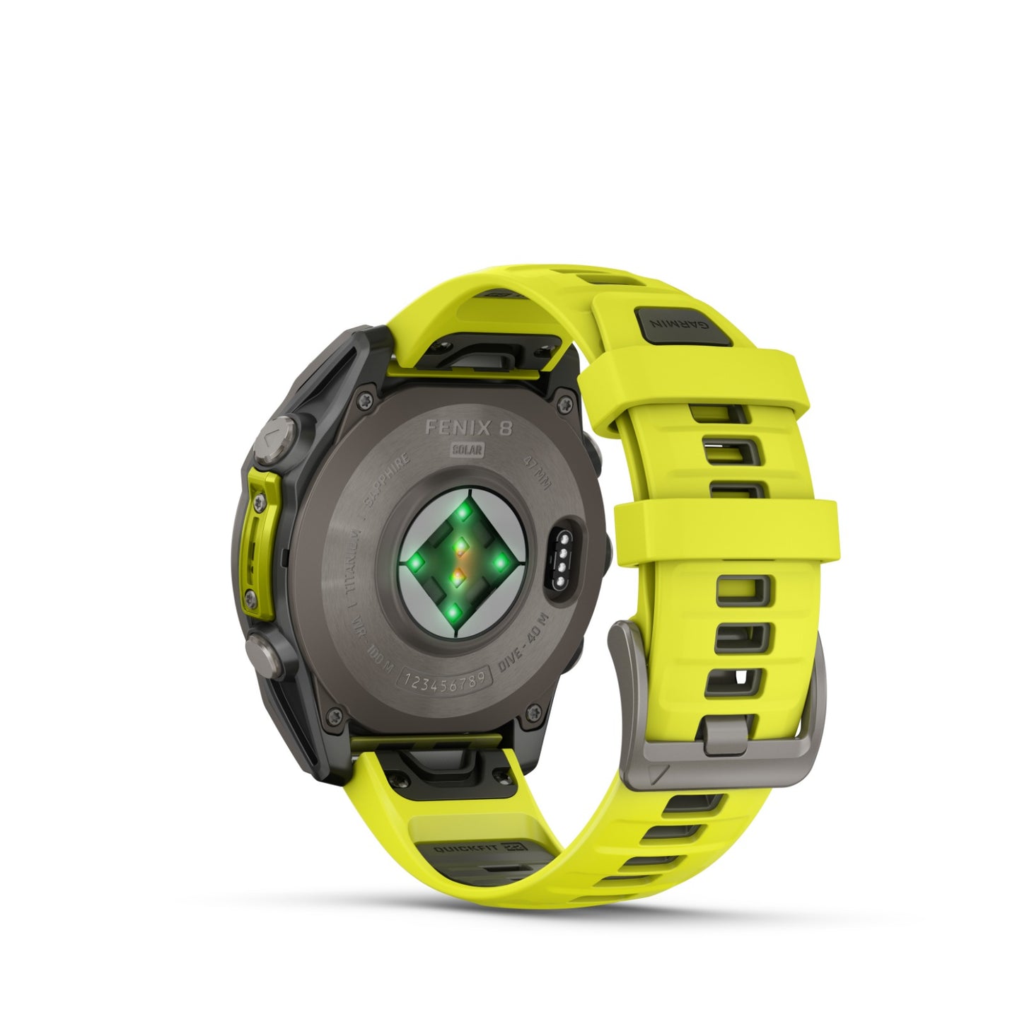 Garmin fēnix 8 – 47 mm Solar zafiro amarillo/grafito