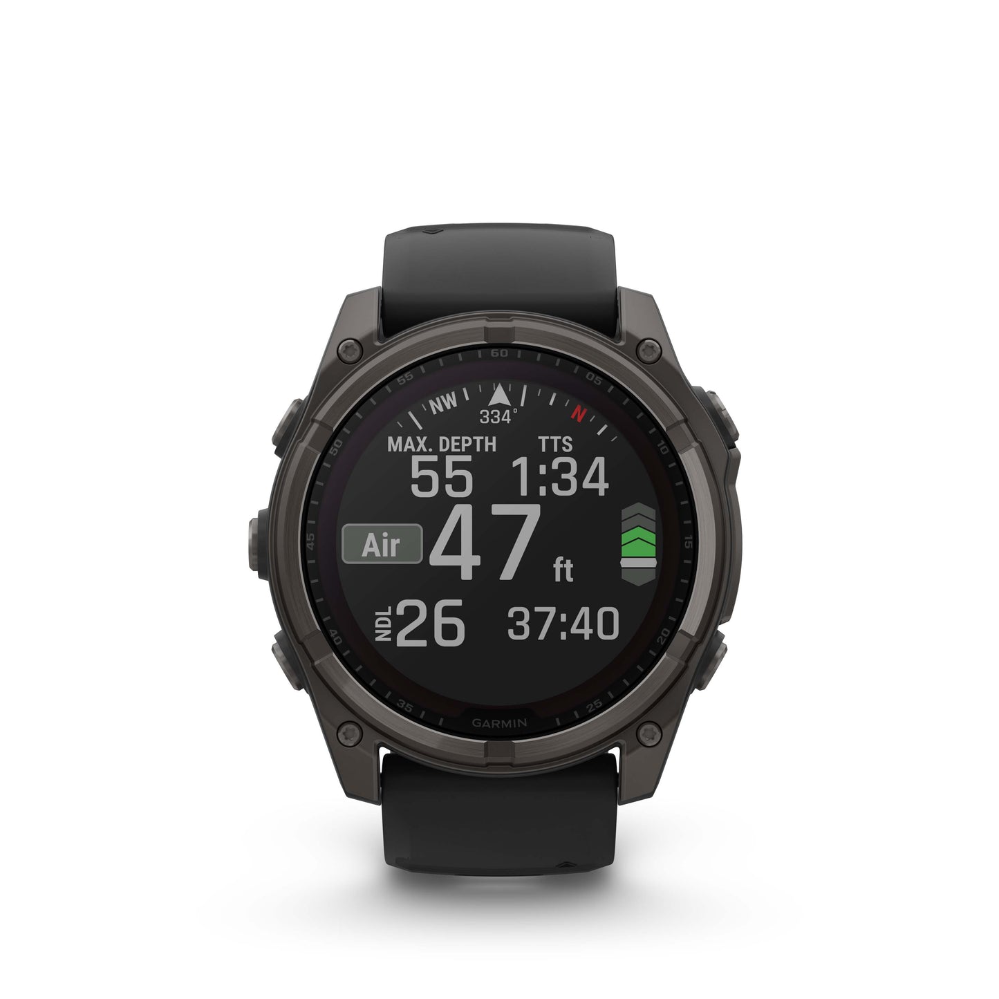 Garmin fēnix 8 – 51 mm, Solar Zafiro negro/gris