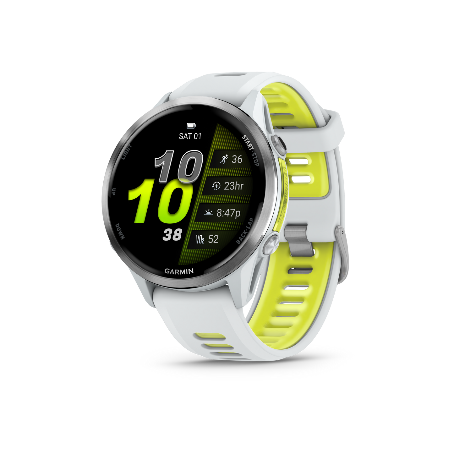 Garmin Forerunner 970 Blanco/amarillo