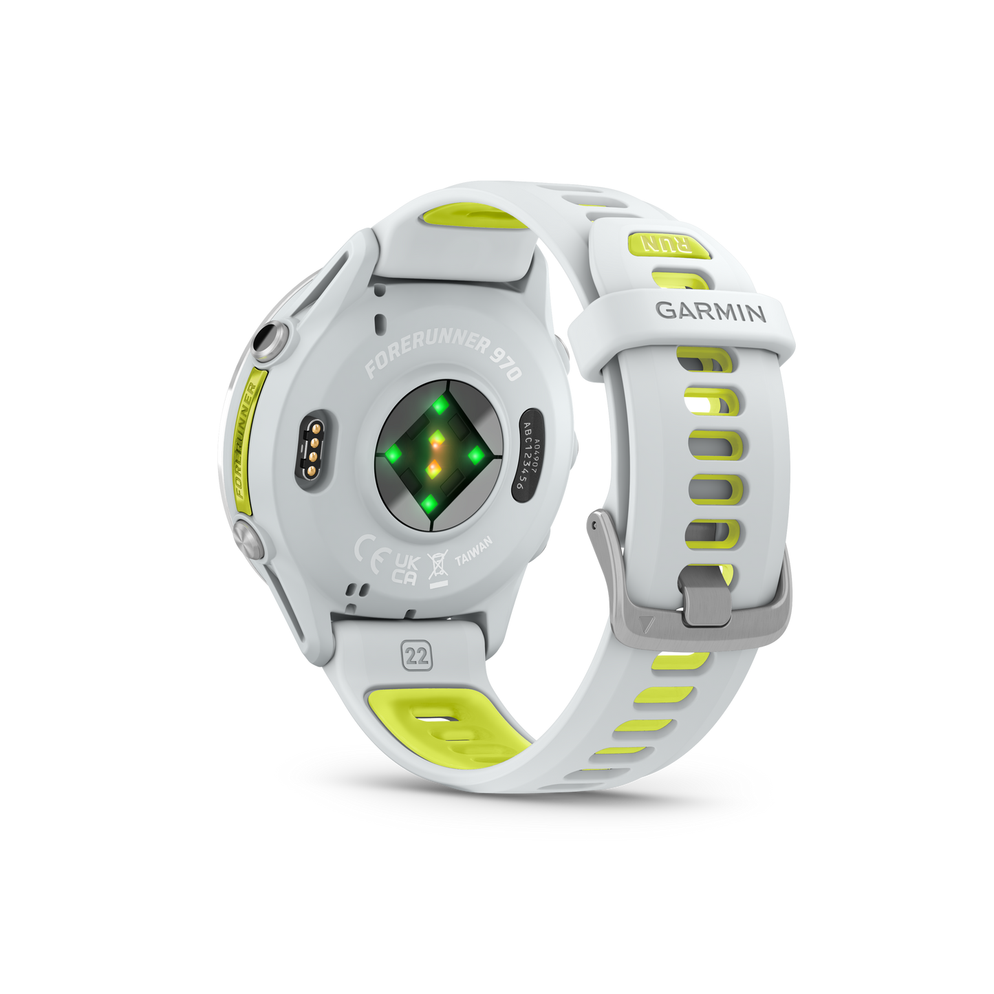 Garmin Forerunner 970 Blanco/amarillo