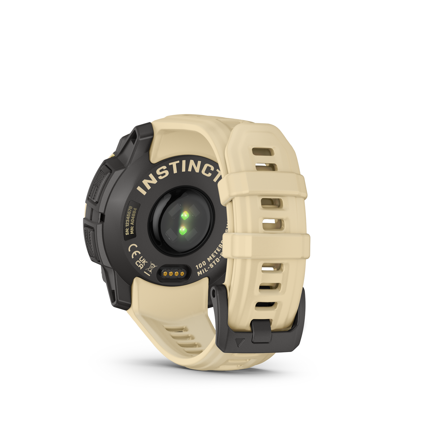 Garmin Instinct® 3 – 45 mm, AMOLED Cuarzo citrino con correa en cuarzo citrino
