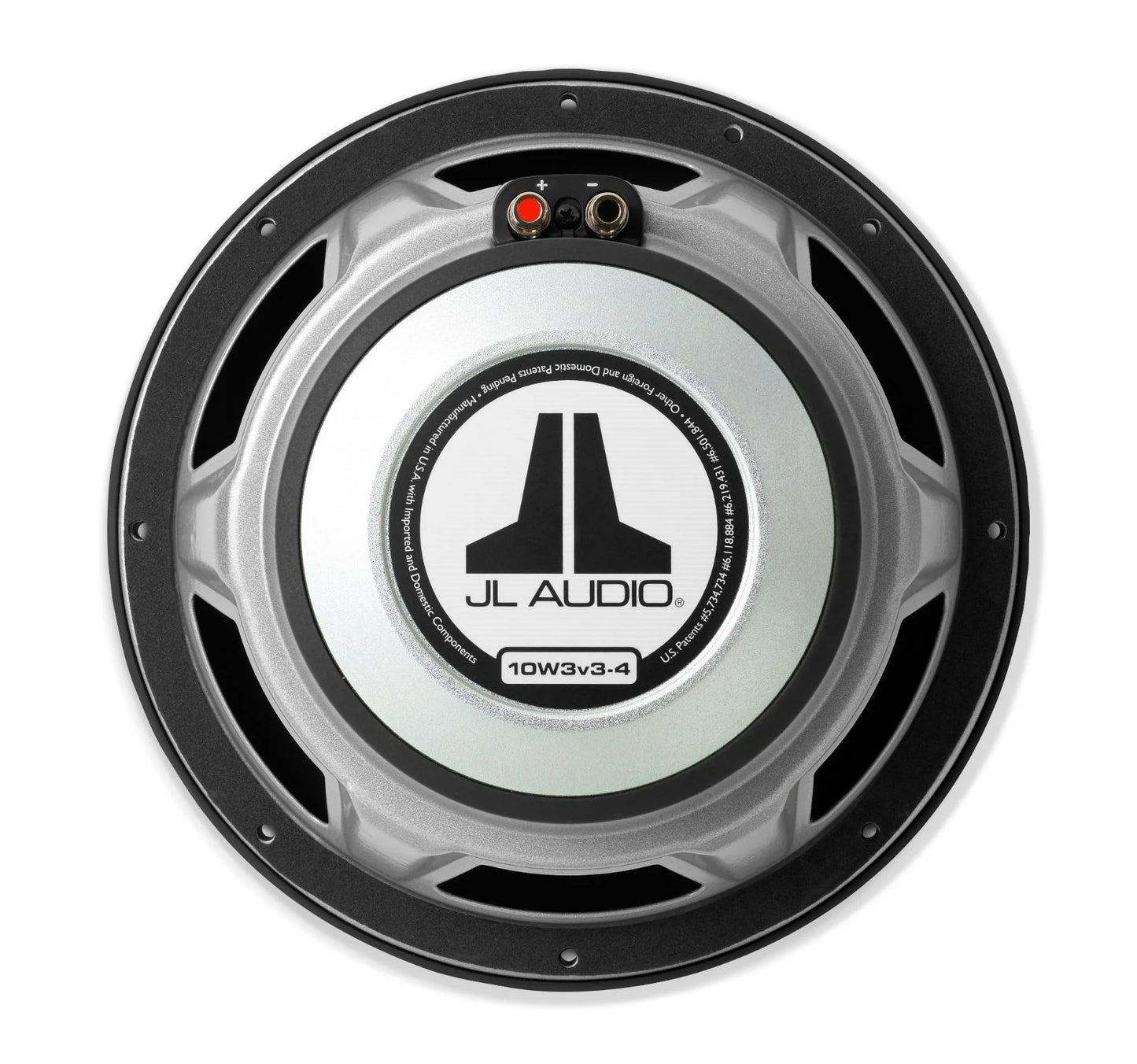 JL Audio 10W3v3-4 Controlador de subwoofer de 10 pulgadas (250 mm), 4 Ω