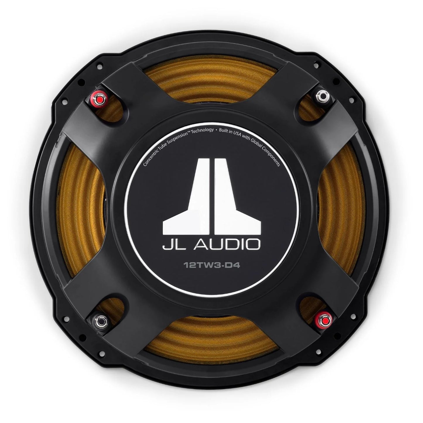 JL Audio 12TW3-D4 Controlador de subwoofer de 12 pulgadas (300 mm), doble 4 Ω