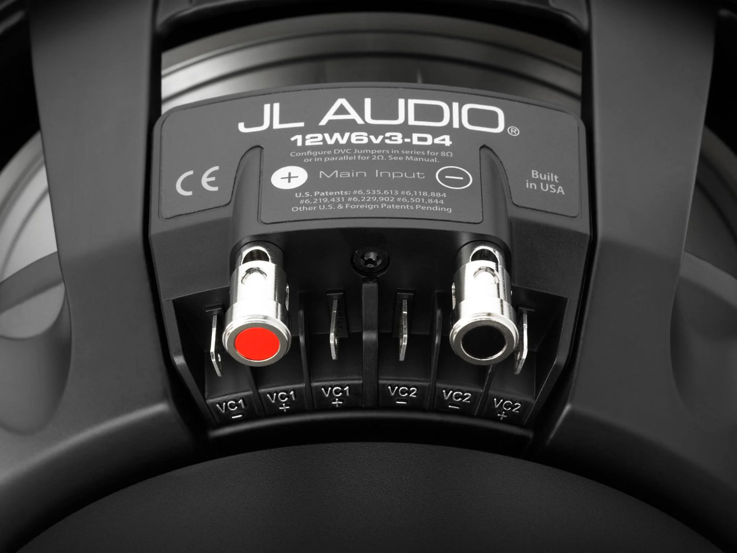 JL Audio 12W6v3-D4 Controlador de subwoofer de 12 pulgadas (300 mm), doble 4 Ω