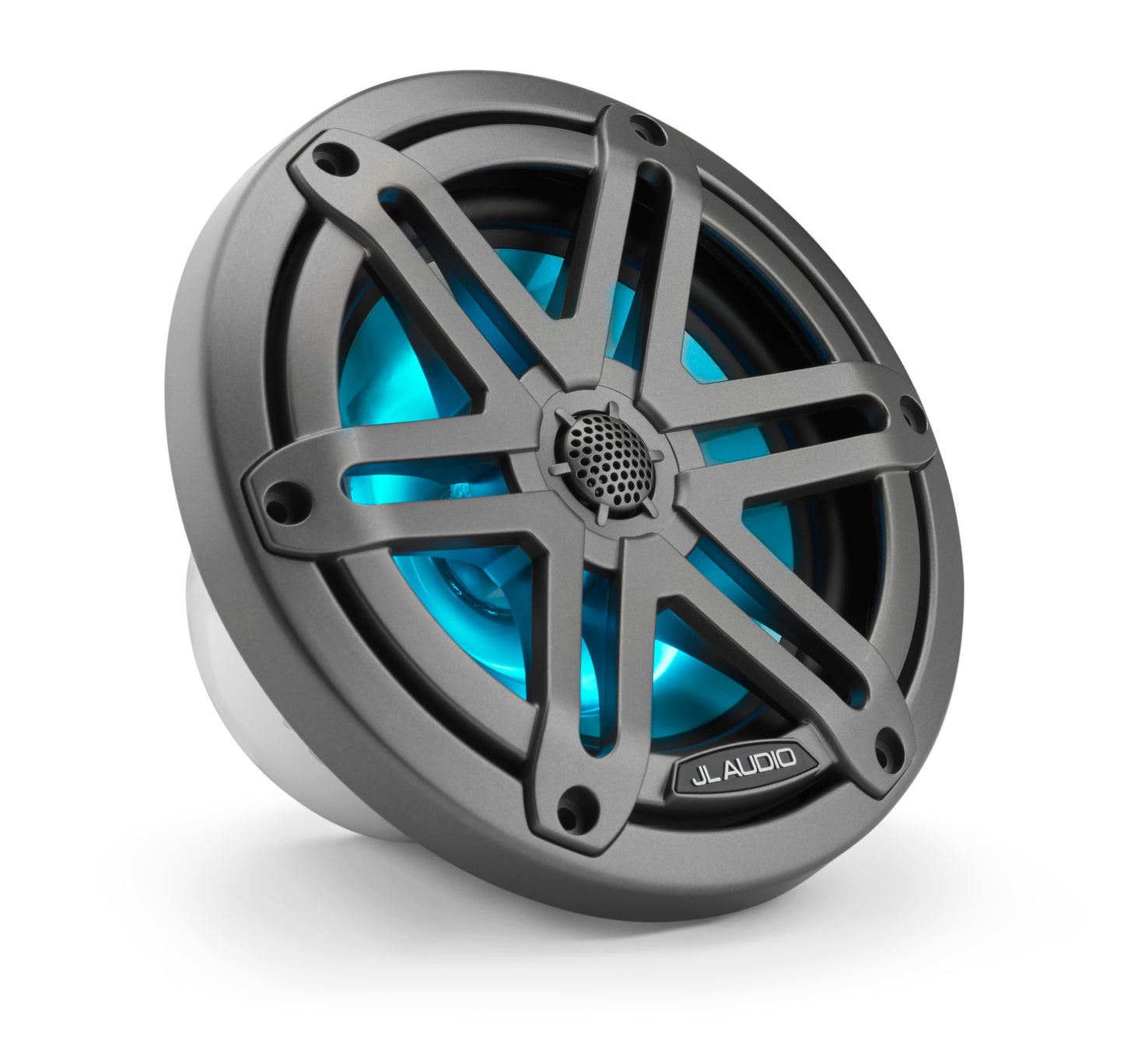 Bocinas náuticas JL Audio® M3 6,5" con LED y rejilla deportiva de color gris